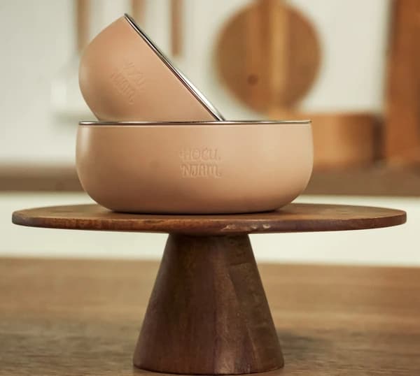 Large kids bowl — Hocu Njam safe stainless steel kids tableware